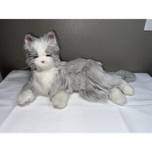 Hasbro Cat Joy For All Companion Pets Interactive Toy Purrs Meows Moves Works